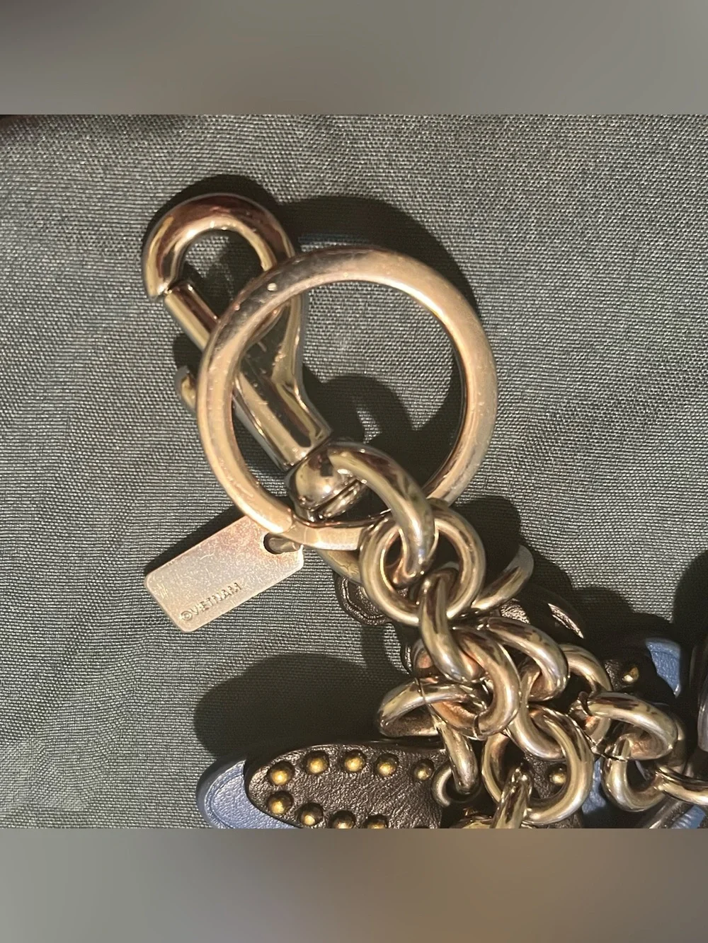 Coach Butterfly Cluster Bag Charm Keychain! - Picture 9 of 9